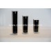 cosmetic airless pump bottle in black(FA-03-B15)